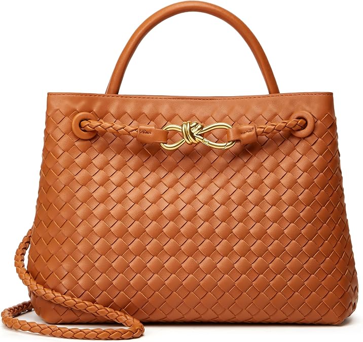 BOYATU Woven Tote Bag for Women: Designer Top - Handle Bag for Style
