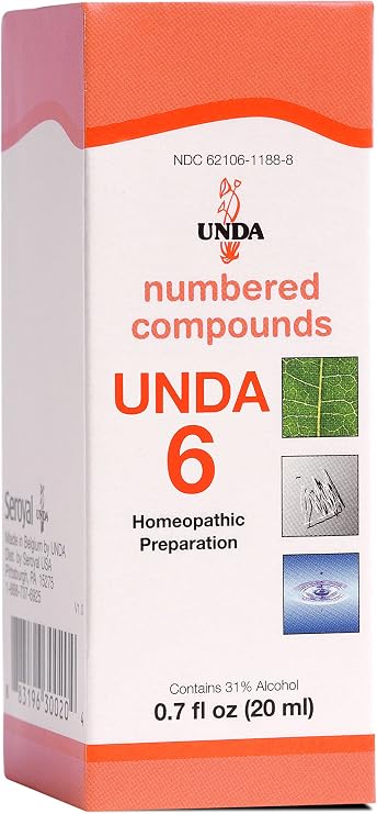 UNDA 6 Numbered Compounds, 0.7 fl. oz.