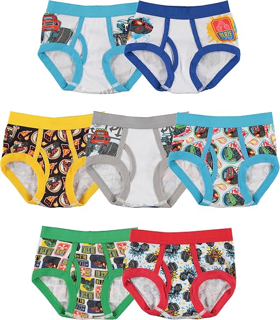 Nick Boys' 100% Combed Cotton Underwear Multipacks in Sizes 2/3t and 4t