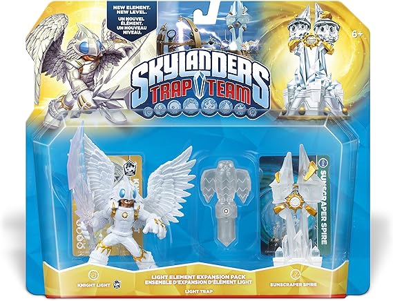 Skylanders Trap Team - LIGHT ELEMENT EXPANSION PACK WITH KNIGHT LIGHT, SUNSCRAPER SPIRE, AND LIGHT TRAP