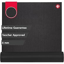 Manduka PRO Yoga Mat 68" - 6mm | Lifetime Durability | Hygenic Construction | Premium Studio Quality | Teacher Approved | Black 68 x 26 inches