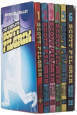 Scott Pilgrim 6 Books Collection Set (Scott Pilgrim's Precious Little Life, Scott Pilgrim vs the World, Scott Pilgrim and the Infinite Sadness, Scott ... vs the Universe, Scott Pilgrim's Finest Hour)