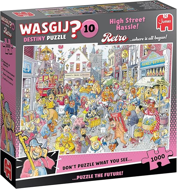 Wasgij Retro Destiny 10 Trouble on the Main Street 1000 Piece Jigsaw Puzzle