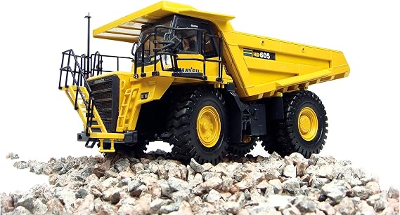 Universal Hobbies Komatsu HD605 Highway Dump Truck, 1:50 Scale, Diecast Construction Model, Collectible Replica UH8009