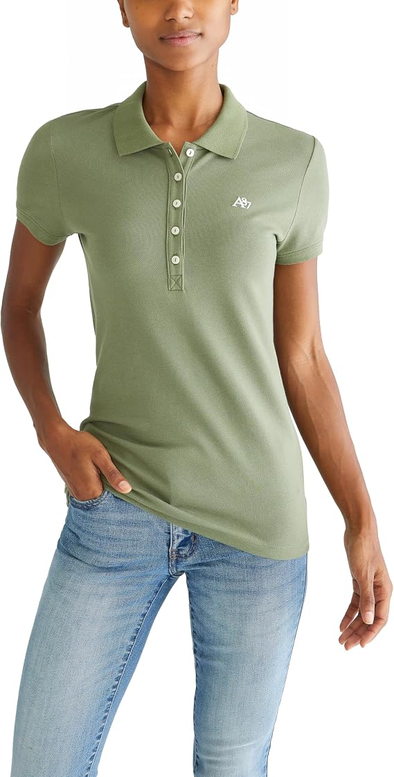 AEROPOSTALE Women's Aero Solid A87 Polo