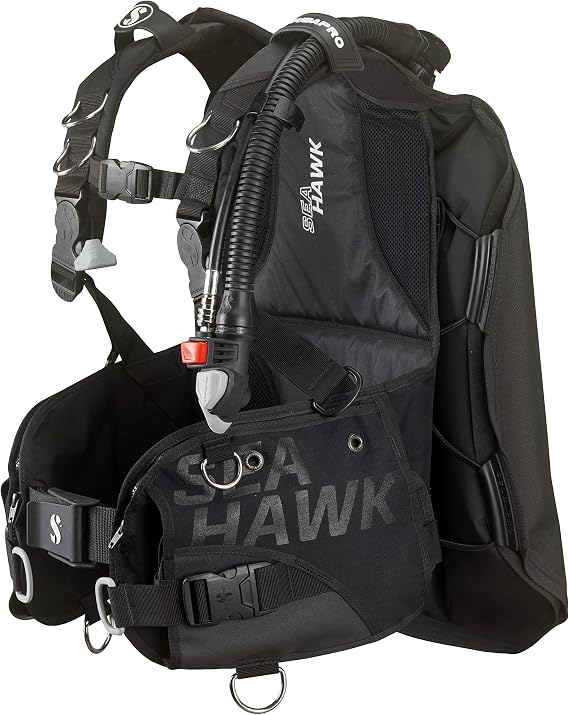 Scubapro Seahawk 2 BCD, W/BPI, Black, XXS