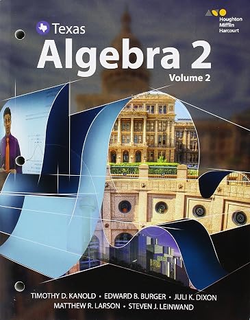 Texas Algebra 2 (2) (Go Math!)