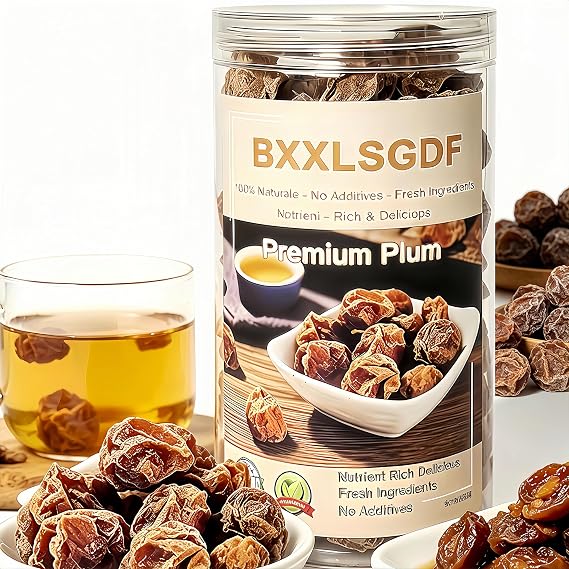 Dried Plum 8oz Whole Plums Salted Sour Prunes Snacks Preserved Green Mamey