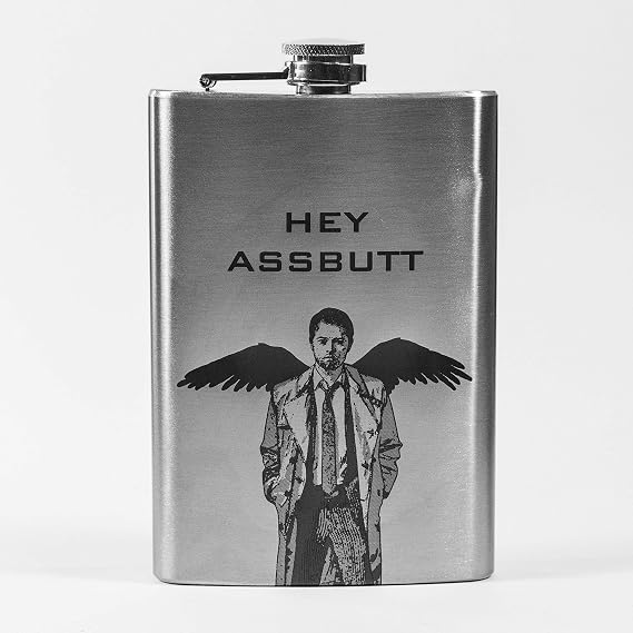 8oz Hey Assbutt Flask