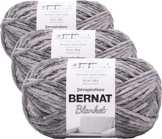 BERNAT Blanket BB, Ashen Titanium (Pack of 3)