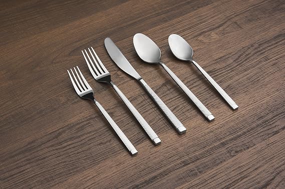 Cambridge Mirror Zaylen 20-Piece Flatware Set, Service for 4 (305920CNB12DS)